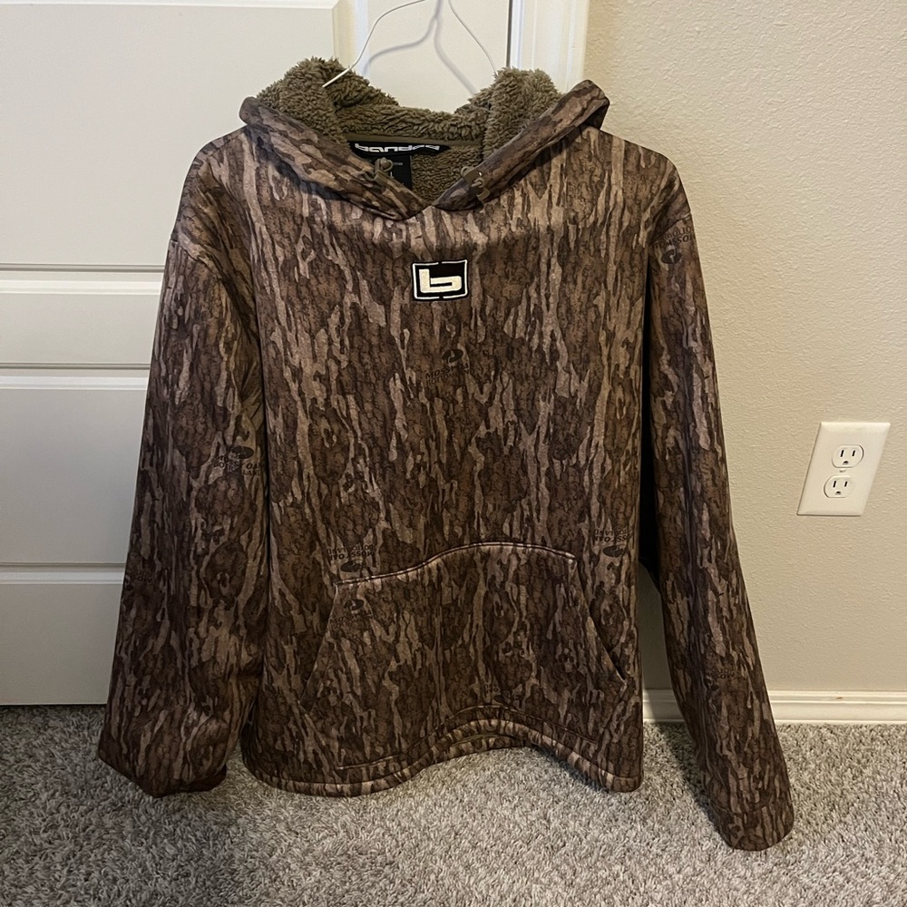Banded Mossy Oak Bottomland Wind Proof Fleece Hoodie